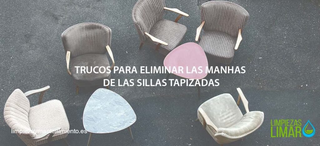 ¿Cómo limpiar sillas tapizadas paso a paso? Trucos para eliminar manchas